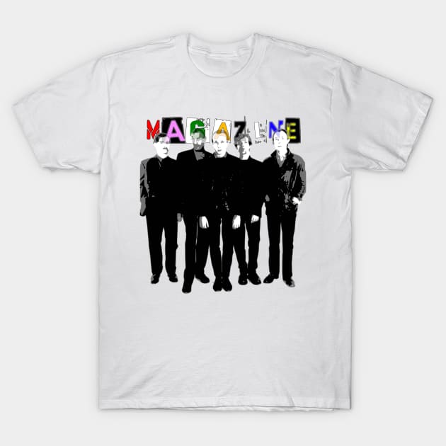 Magazine - Post-Punk Pioneers. T-Shirt by OriginalDarkPoetry